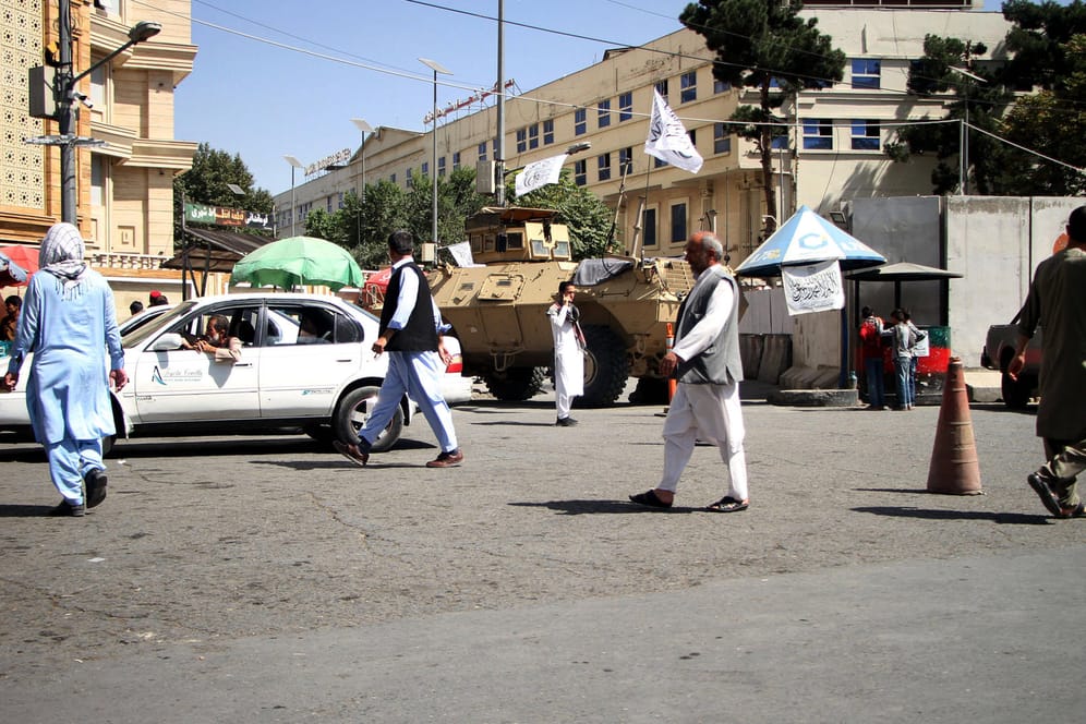 Straße in Kabul: China will Afghanistan mit 26 Millionen helfen.