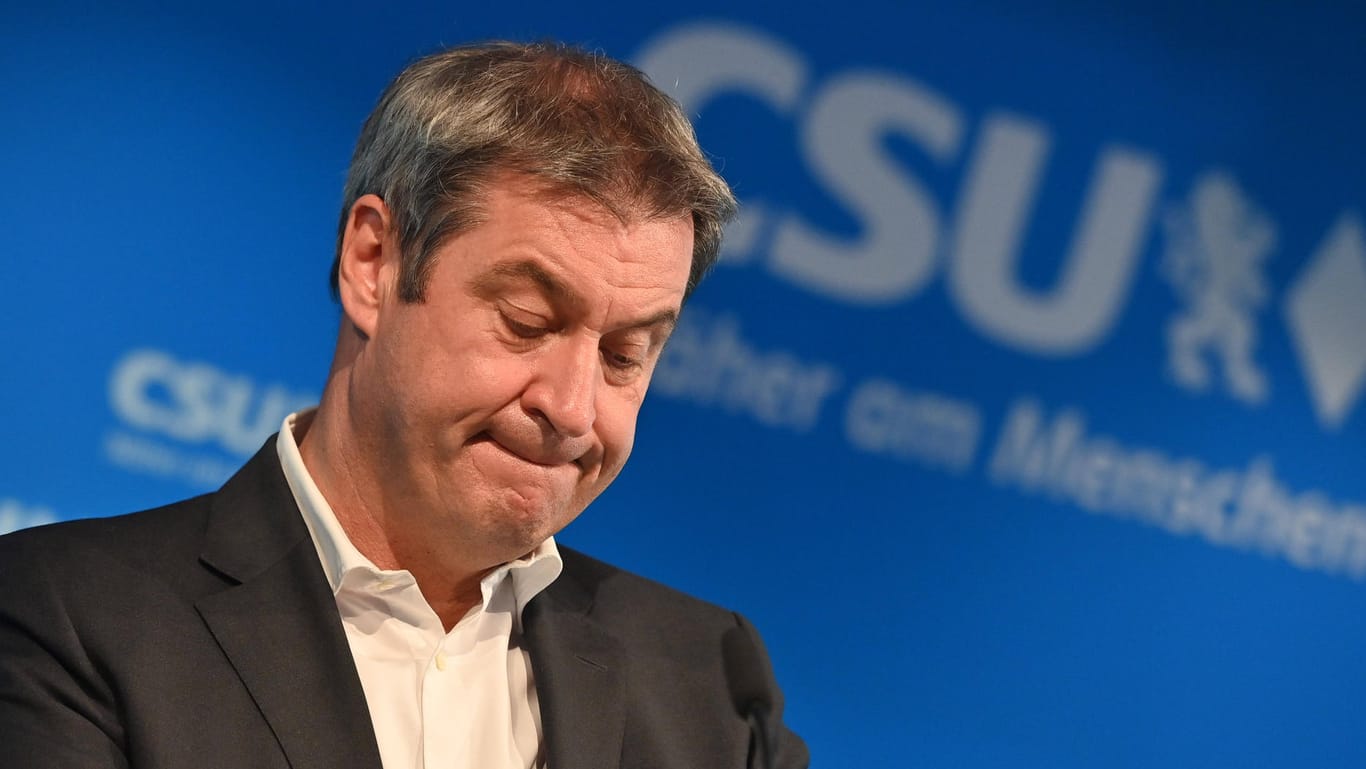 Markus Söder: Der CSU-Politiker sieht nur noch eine geringe Chance für die Union, aus dem Umfragetief wieder heraus zu kommen.