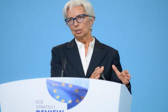 EZB-Chefin Christine Lagarde (Archivbild): Die Europäische Zentralbank hat sich zu ihrem weiteren Vorgehen bei Anleihenkäufen geäußert.