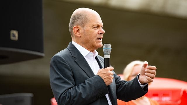 Olaf Scholz spricht