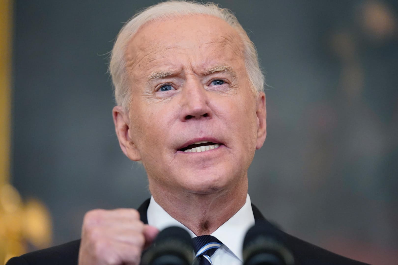 Joe Biden: Der US-Präsident greift zu schärferen Maßnahmen, damit die Bevölkerung sich impfen lässt.