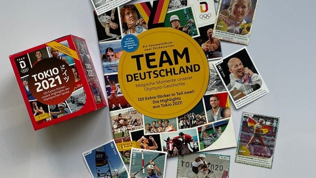 Panini-Sammelheft zu Olympia 2021 aus deutscher Sicht Panini-Sammelheft zu Olympia 2021 aus deutscher Sicht