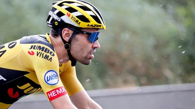 Wurde beim Training von einem Auto angefahren: Tom Dumoulin aus den Niederlanden. Wurde beim Training von einem Auto angefahren: Tom Dumoulin aus den Niederlanden.
