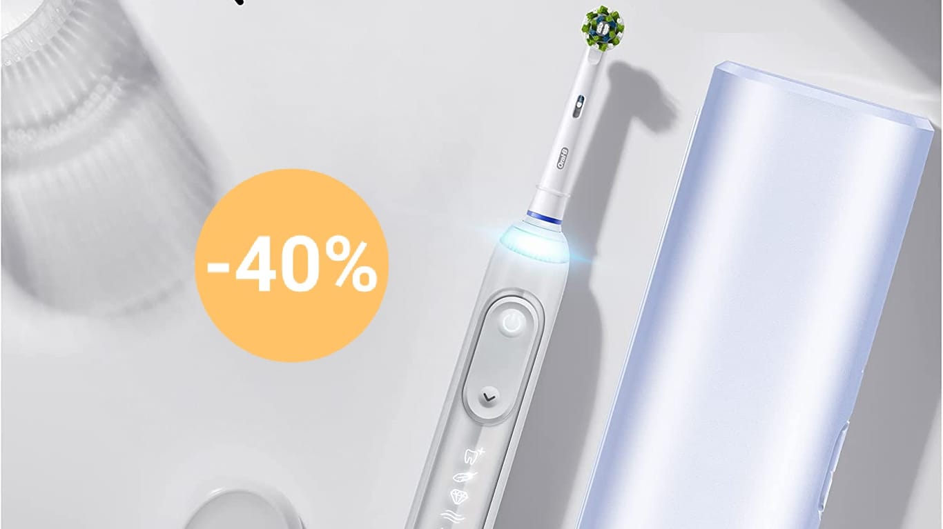 Amazon-Angebot: Die Zahnbürste Genius X von Oral-B ist heute zum Rekord-Tiefpreis erhältlich.