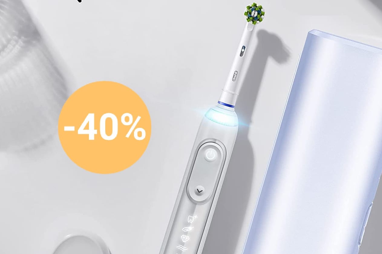 Amazon-Angebot: Die Zahnbürste Genius X von Oral-B ist heute zum Rekord-Tiefpreis erhältlich.