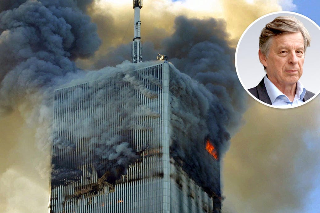 Brennender Nord-Turm des World Trade Centers: t-online-Kolumnist Gerhard Spörl befand sich während der Terroranschläge vom 11. September 2001 in den USA.