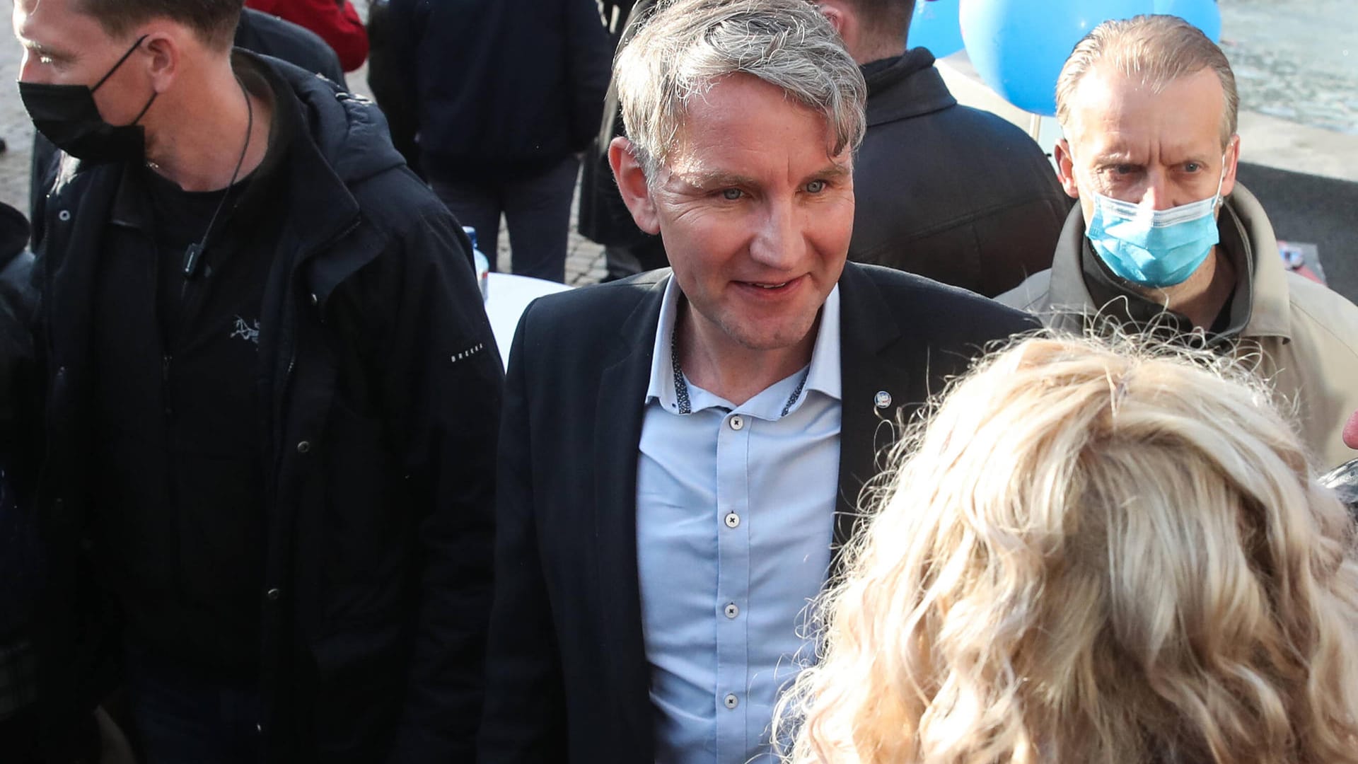 Björn Höcke (Archivbild): Der AfD-Politiker war bei einer Kundgebung in Grimma.