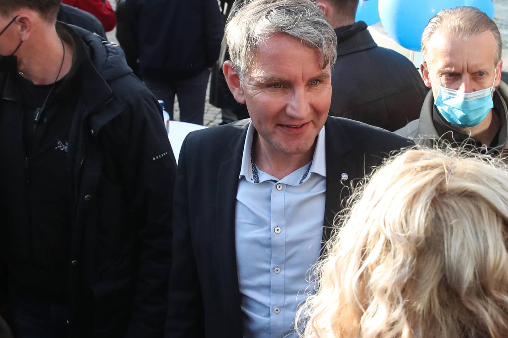 Björn Höcke (Archivbild): Der AfD-Politiker war bei einer Kundgebung in Grimma.