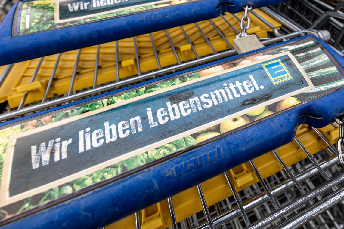 Edeka-Einkaufswagen: Die Liebe zu Eckes-Granini ist derzeit etwas abgekühlt.