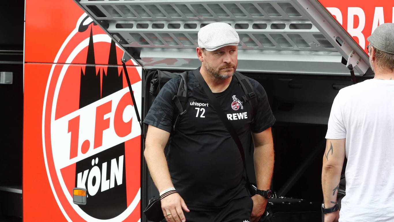 Steffen Baumgart: Der 1. FC Köln trifft am Samstag auf Freiburg.