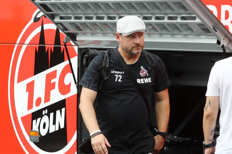 Steffen Baumgart: Der 1. FC Köln trifft am Samstag auf Freiburg.