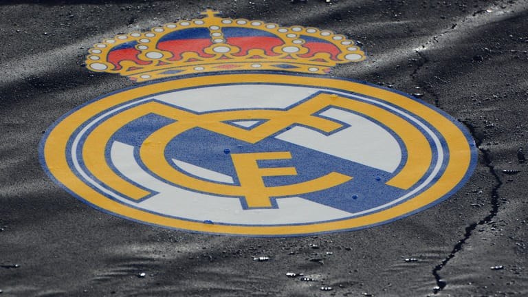 Das Logo von Real Madrid: Der Klub gehörte zu einem der größten Befürworter der Super League.