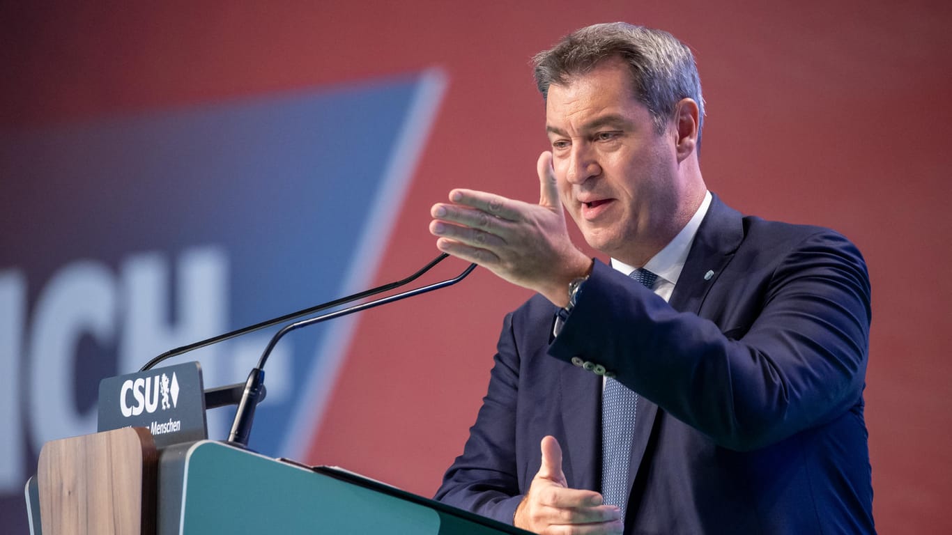 Markus Söder, CSU-Chef: Er fordert einen Untersuchungsausschuss gegen Olaf Scholz (SPD).