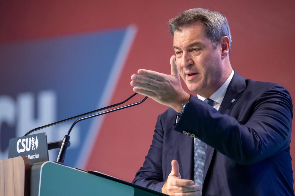 Markus Söder, CSU-Chef: Er fordert einen Untersuchungsausschuss gegen Olaf Scholz (SPD).