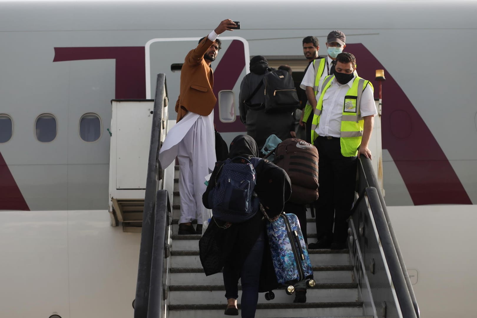 Evakuierungsflug aus Kabul: Unter den Reisenden waren auch Deutsche.