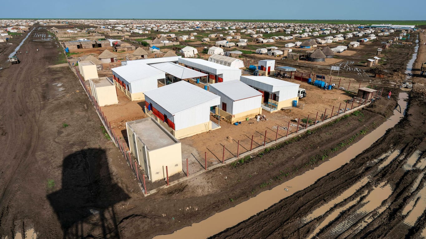 Ein Flüchtlingscamp im Sudan mit 20.000 Menschen aus der Region Tigray. (Archivbild). Die Situation im Norden Äthiopiens wird schlimmer, sagt die UN.