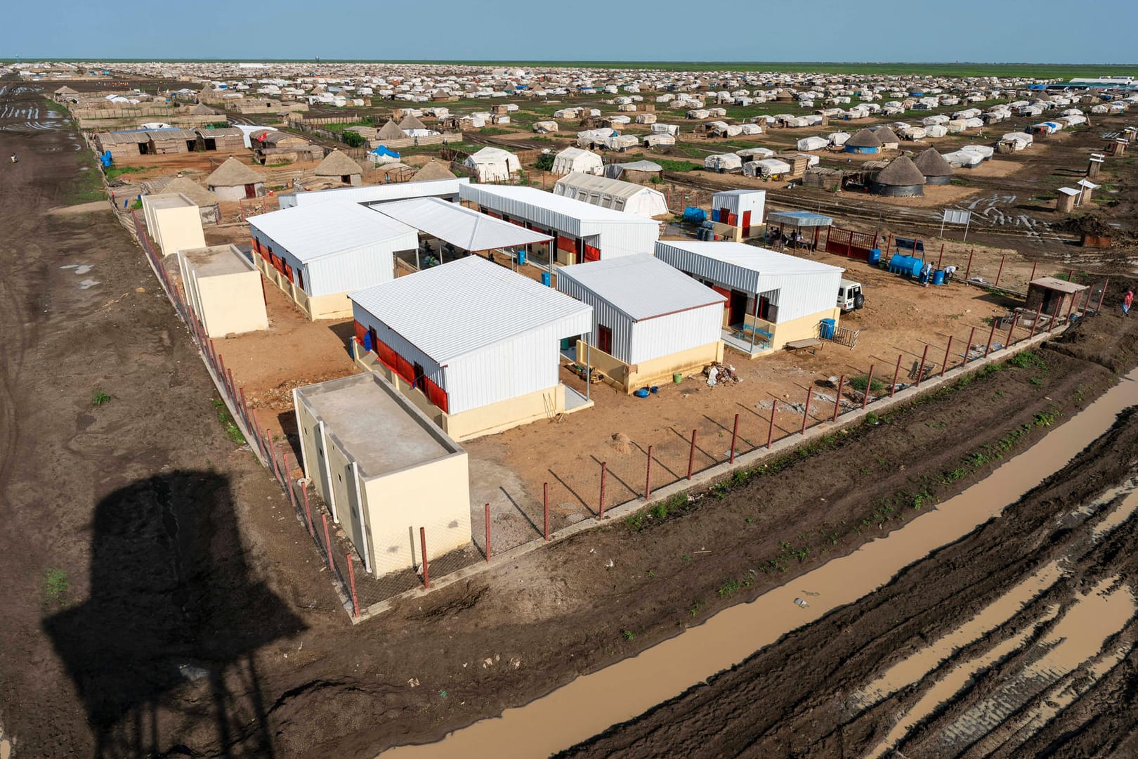 Ein Flüchtlingscamp im Sudan mit 20.000 Menschen aus der Region Tigray. (Archivbild). Die Situation im Norden Äthiopiens wird schlimmer, sagt die UN.