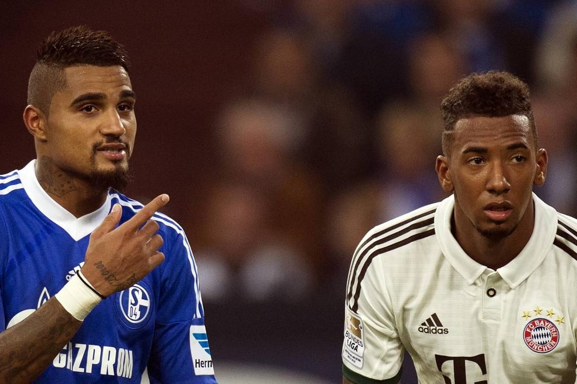 Kevin-Prince und Jérôme Boateng (v.l., Archivfoto 2013): Die Brüder haben nach Angaben des Hertha-Stars keinen Kontakt mehr.