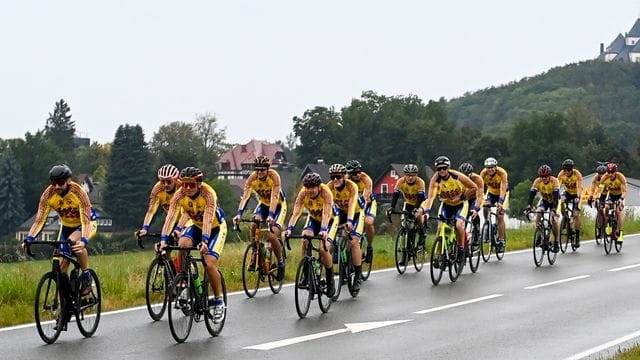 Radsportler werben für Kulturhauptstadt