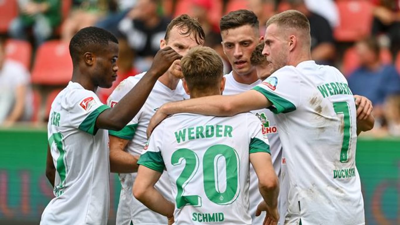 Absteiger Werder Bremen setzte sich souverän in Ingolstadt durch.
