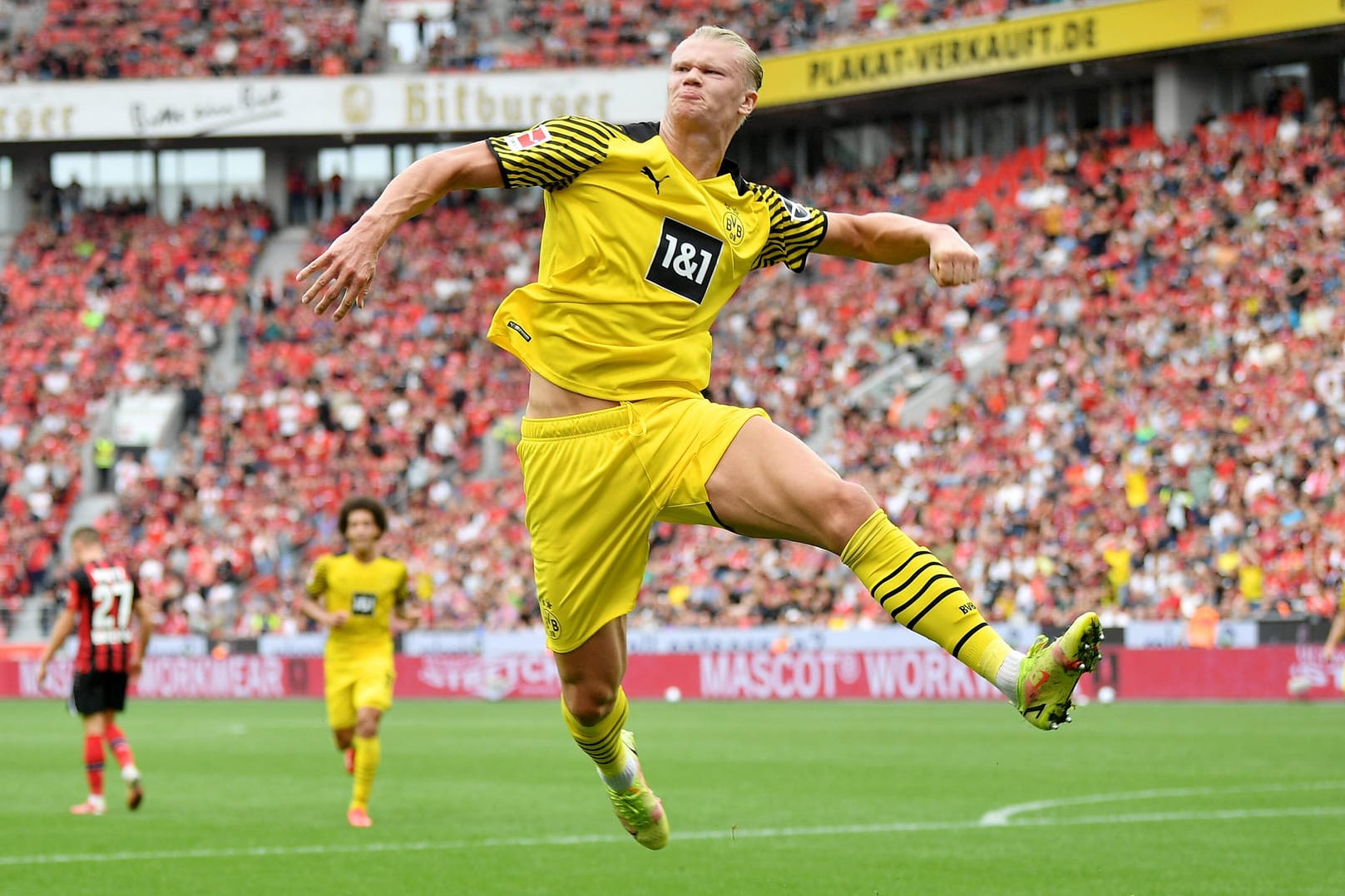 Erling Haaland: Der BVB-Stürmer machte gegen Leverkusen den Ausgleich zum 1:1.