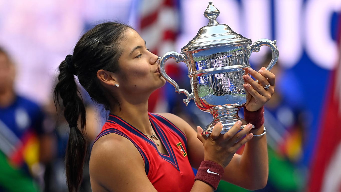 Emma Raducanu: Die junge Tennisspielerin holte ihren ersten Grand-Slam-Titel.