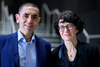 Uğur Şahin und Özlem Türeci: Für ihren Einsatz wurde ihnen im März das Große Verdienstkreuz mit Stern verliehen.