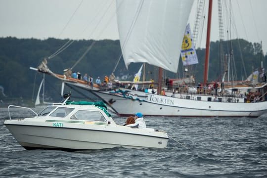Windjammerparade auf der Kieler Woche 2021