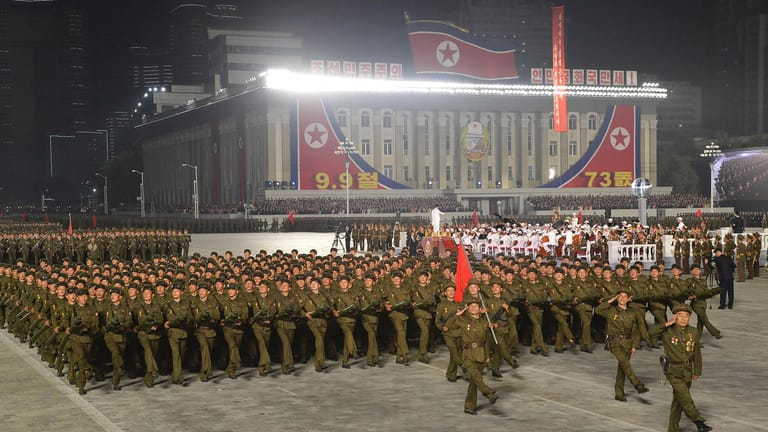 Militärparade in Pjöngjang (Symbolbild): Der Norden will Macht demonstrieren.