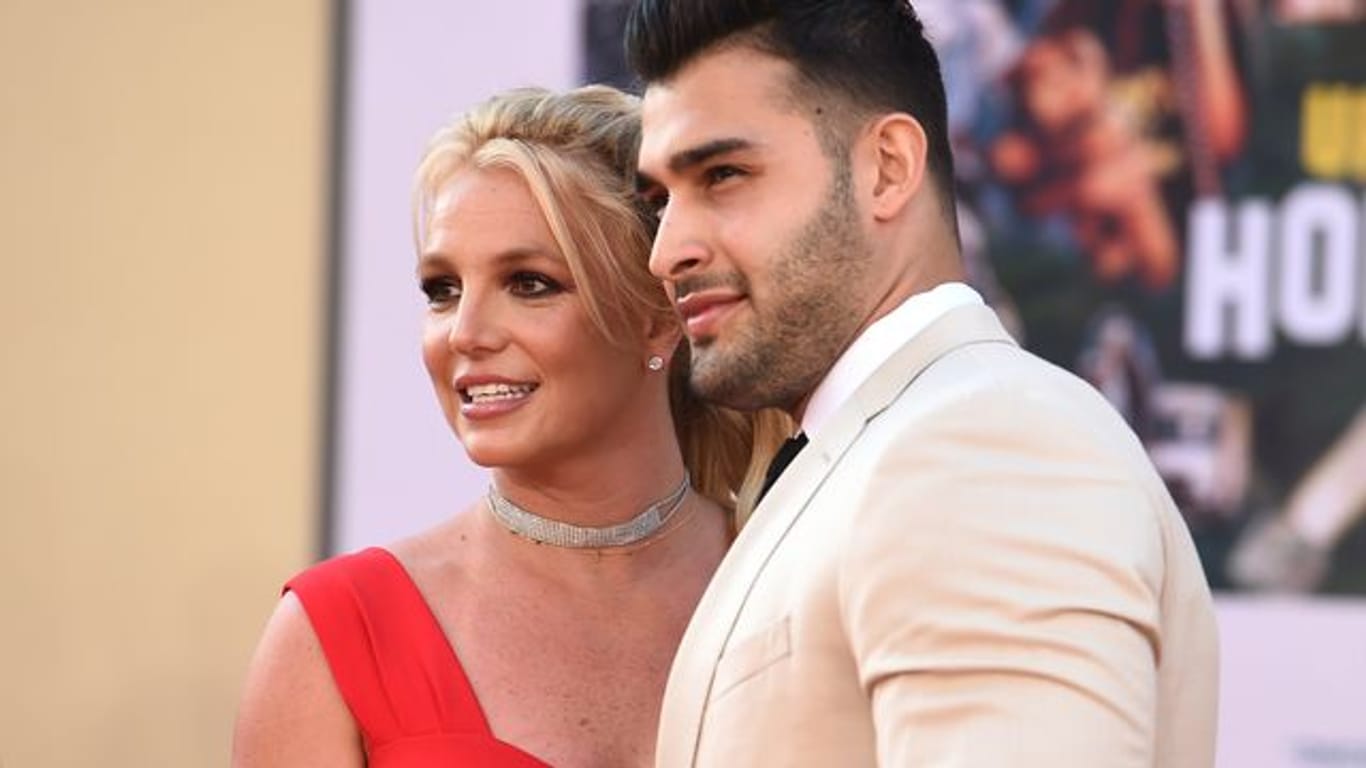 Britney Spears und Sam Asghari 2019 bei einer Filmpremiere in Los Angeles.