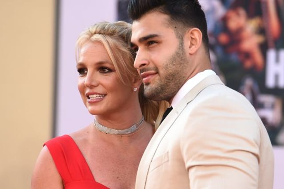 Britney Spears und Sam Asghari 2019 bei einer Filmpremiere in Los Angeles.