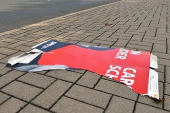 Zerstörte Wahlplakate in Thüringen