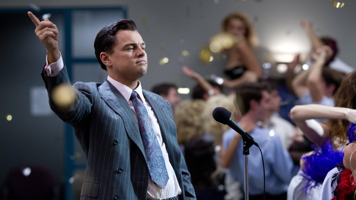Leonardo DiCaprio im Hollywood-Film "Wolf of Wall Street": Der Schauspieler verkörpert im Film den Betrüger Jordan Belfort.