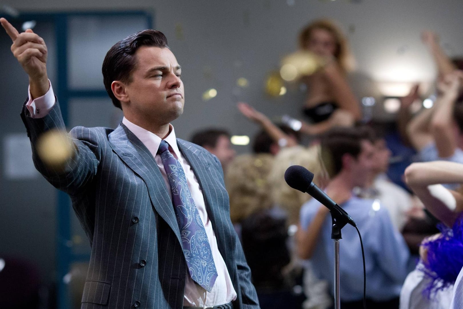 Leonardo DiCaprio im Hollywood-Film "Wolf of Wall Street": Der Schauspieler verkörpert im Film den Betrüger Jordan Belfort.