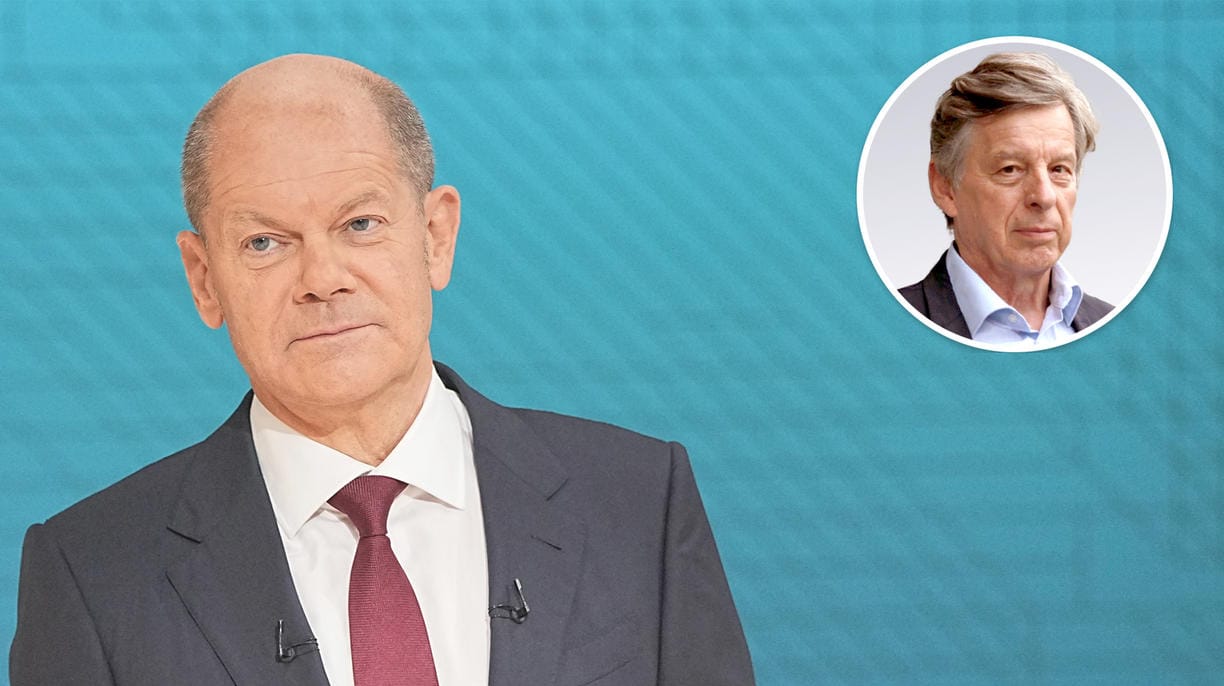 Olaf Scholz: Der SPD-Kanzlerkandidat wirkt politisch größer, als er ist.