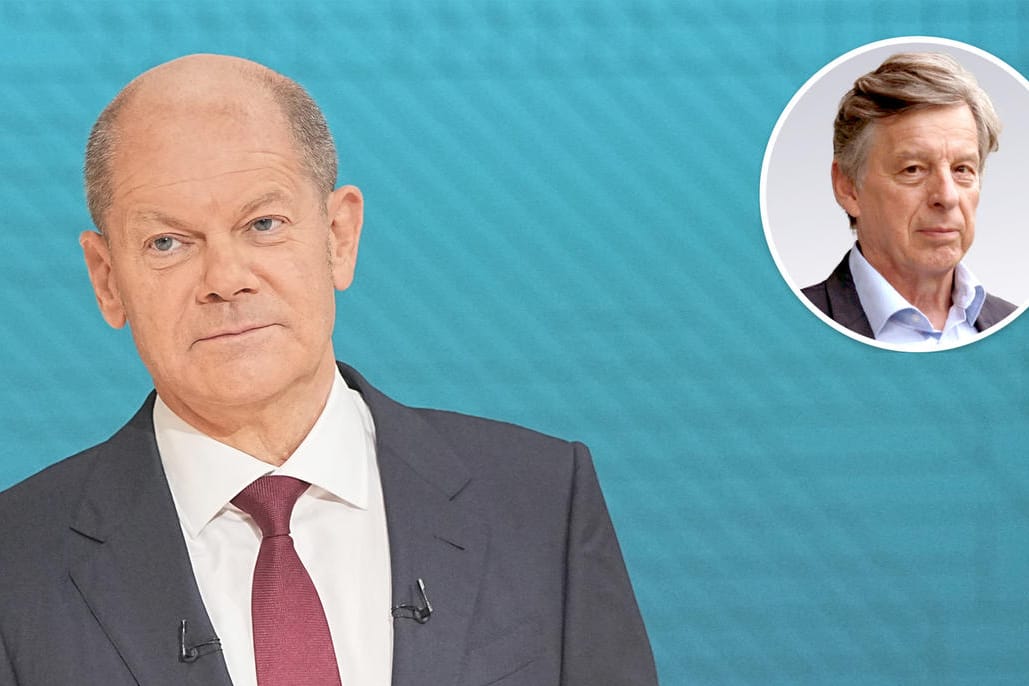 Olaf Scholz: Der SPD-Kanzlerkandidat wirkt politisch größer, als er ist.