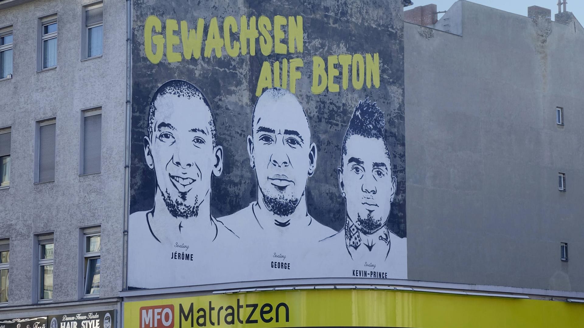 An dieser Ecke im Berliner Bezirk Wedding wuchsen George und Kevin-Prince Boateng auf.