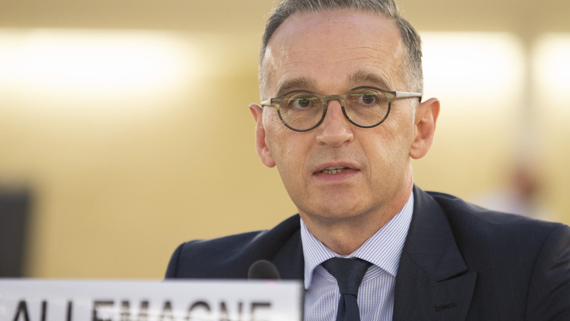 Heiko Maas während einer Tagung des UN-Menschenrechtsrates in Genf: Der Außenminister plant, Afghanistan weitere 500 Millionen Euro zur Verfügung zu stellen.