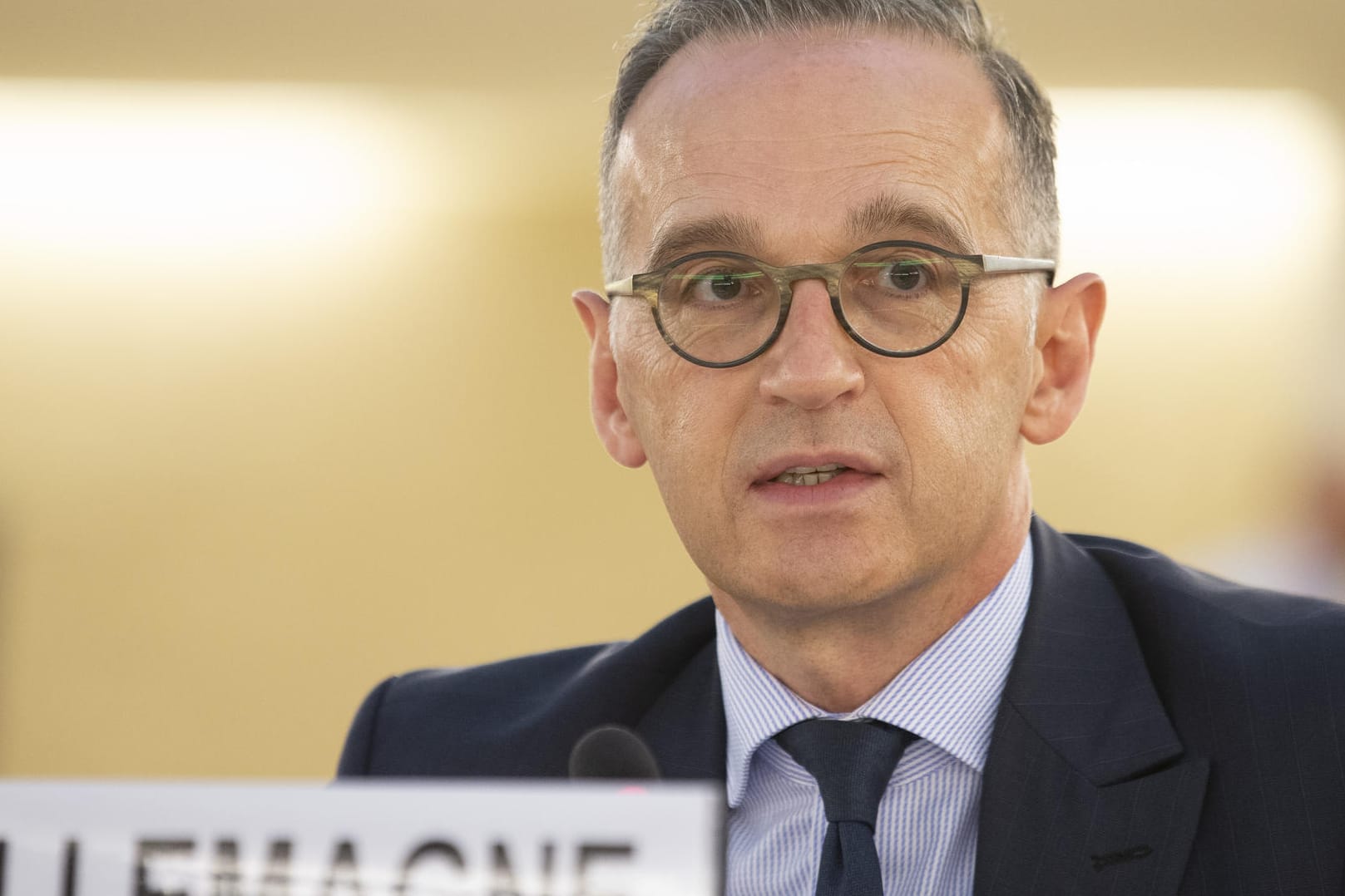 Heiko Maas während einer Tagung des UN-Menschenrechtsrates in Genf: Der Außenminister plant, Afghanistan weitere 500 Millionen Euro zur Verfügung zu stellen.