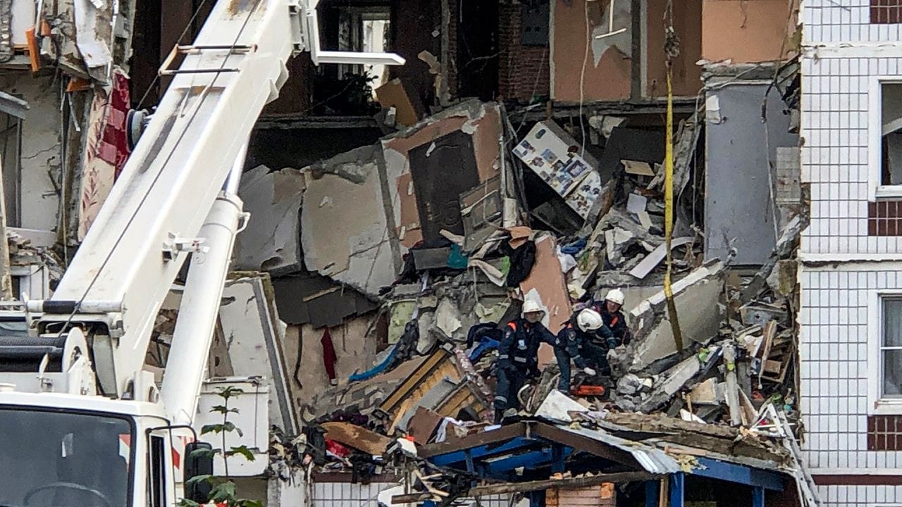 In Noginsk nahe Moskau hat es Anfang September eine Gasexplosion in einem neunstöckigen Wohnhaus gegeben. In Noginsk nahe Moskau hat es Anfang September eine Gasexplosion in einem neunstöckigen Wohnhaus gegeben.