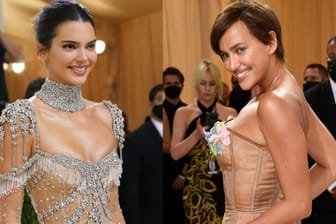 Kendall Jenner und Irina Shayk: Die Models zeigten bei der Met Gala viel Haut.