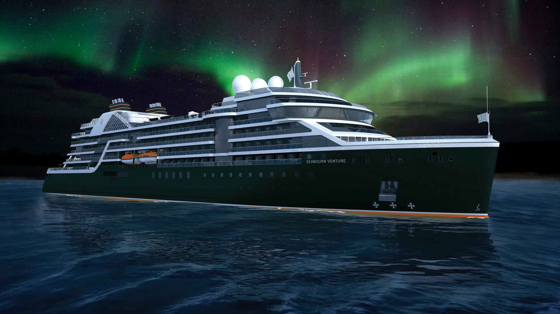 Die "Seabourn Venture" wird luxuriöse Expeditionskreuzfahrten unternehmen.