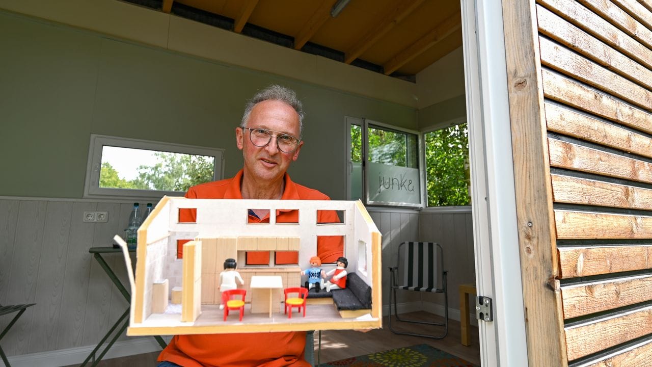 Ein Modell für die Innengestaltung von Uwe Christofs Tiny House.