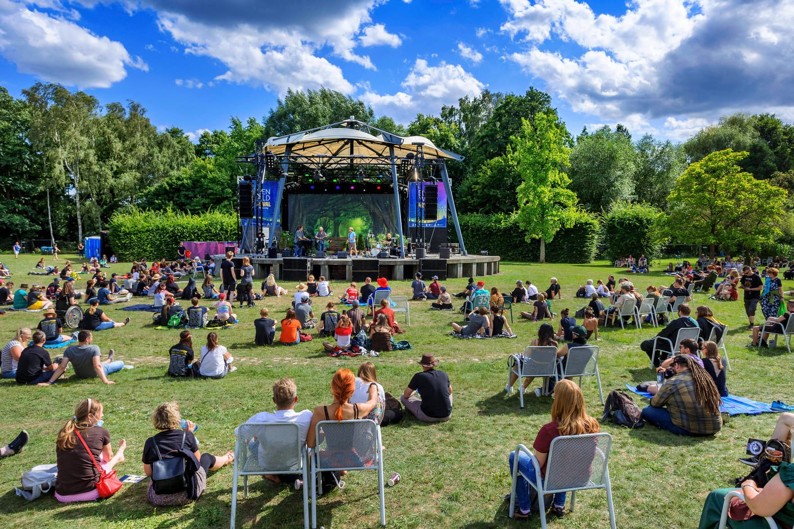 Festival in Cottbus: Veranstaltungen waren zuletzt mit einem Hygienekonzept wieder möglich.
