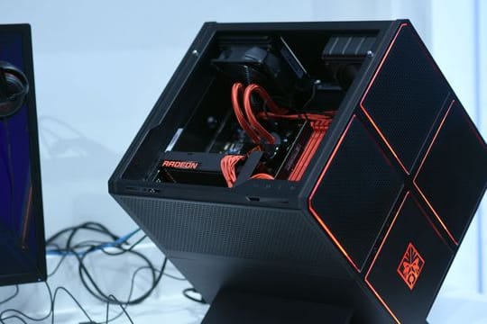 Ein Omen-X-Gaming-PC von HP.