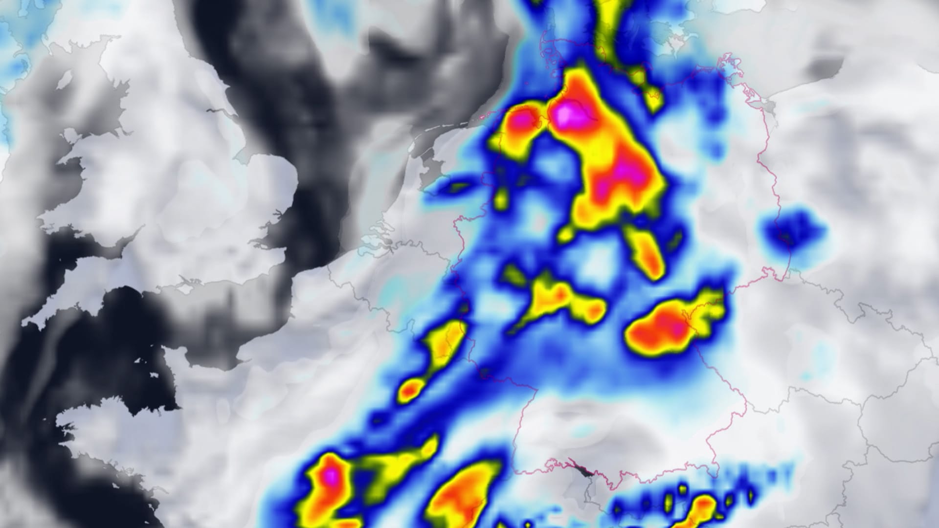 Hier drohen in wenigen Stunden Starkregen und Unwetter