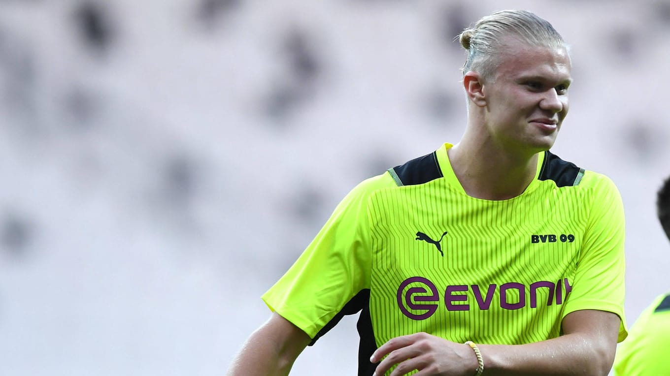 Erling Haaland: Der BVB-Stürmer hat in dieser Saison bereits fünf Tore gemacht. Erling Haaland: Der BVB-Stürmer hat in dieser Saison bereits fünf Tore gemacht.