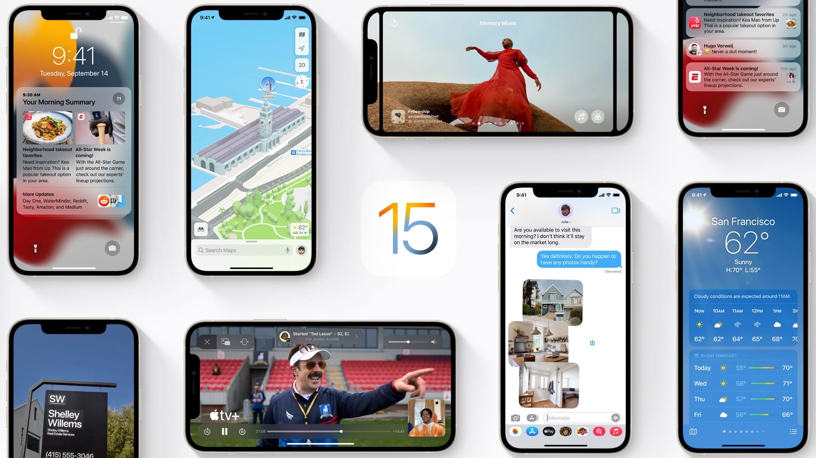 iOS 15: Apples neues Betriebssystem kommt in wenigen Tagen