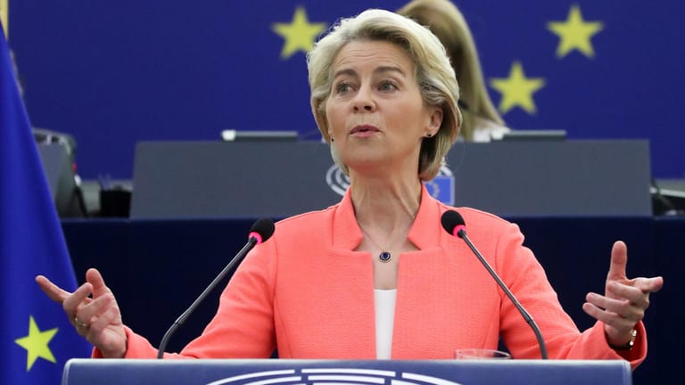 Kommissionspräsidentin Ursula von der Leyen: Die EU will Afghanistan mit weiteren 100 Millionen Euro unterstützen.