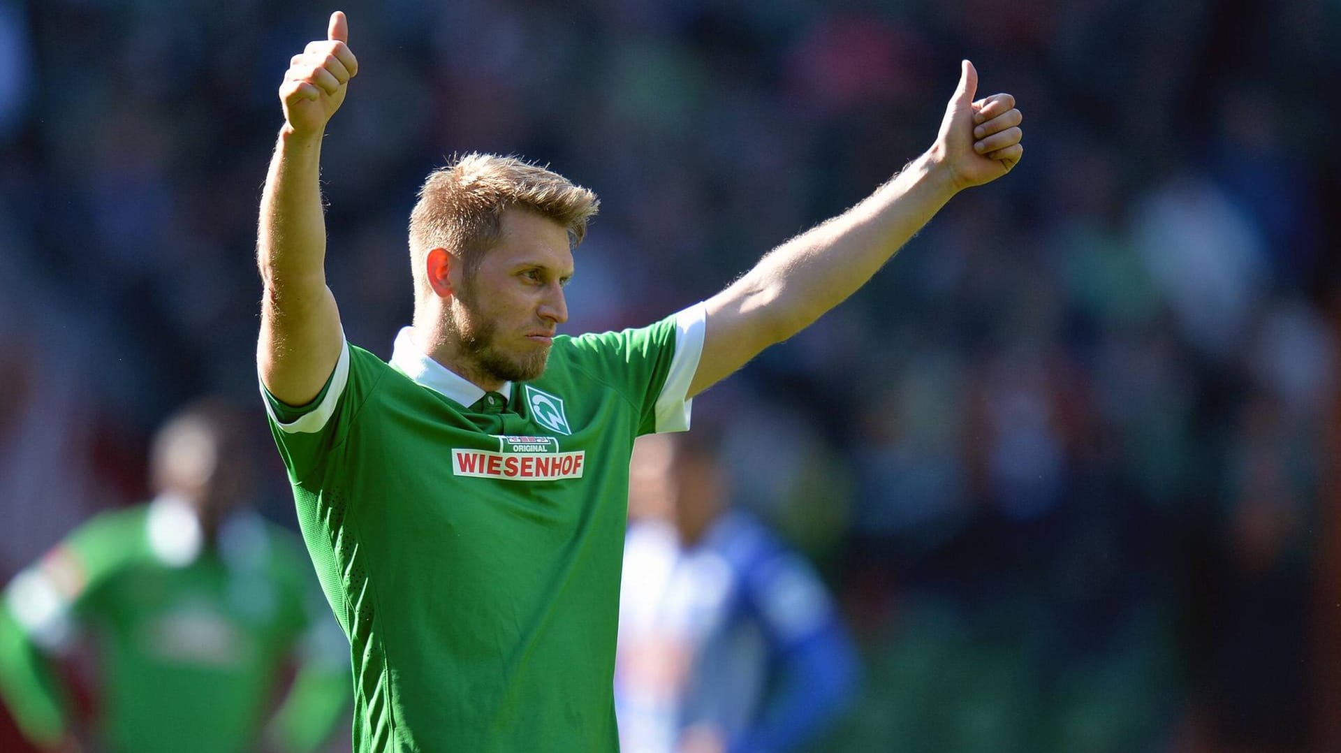 Aaron Hunt im Bremen-Trikot (Archivbild): Der Stürmer spielte 13 Jahre für Werder.